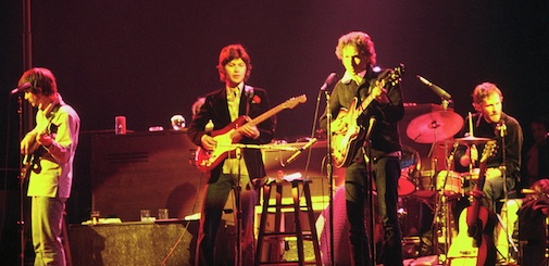 Bob Dylan and The Band in 1974